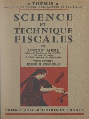 cover image of Science et technique fiscales (1)